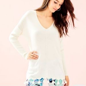 EUC Lilly Pulitzer Martine tunic sweater tassels!